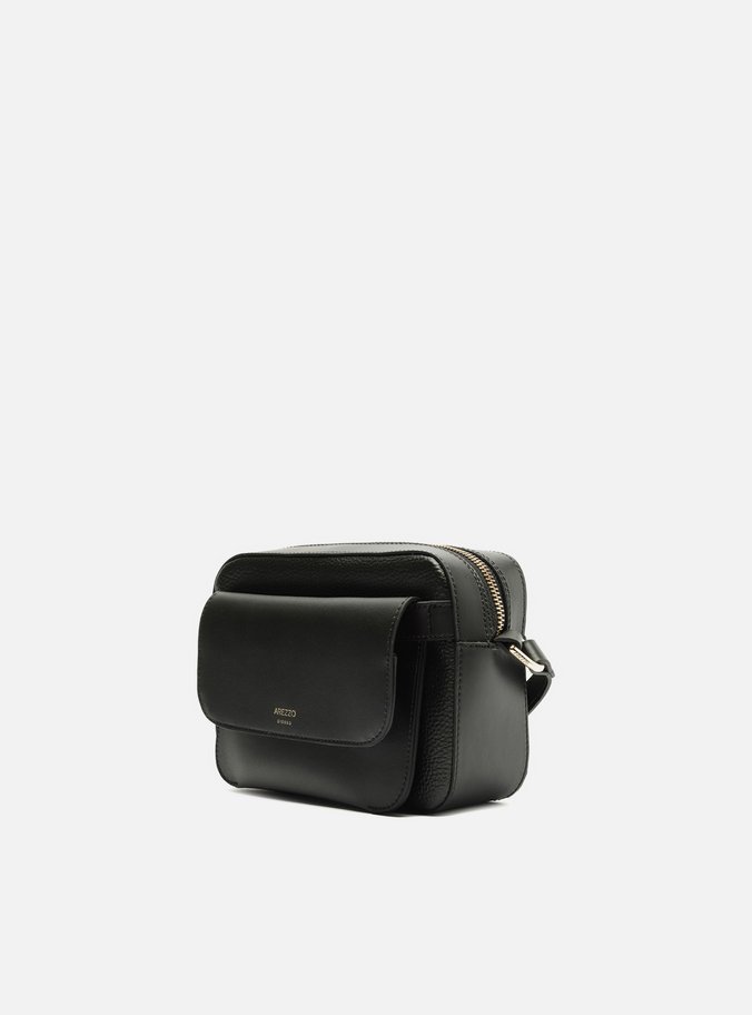 Bolsa Tiracolo Preta Média Pouch Removível