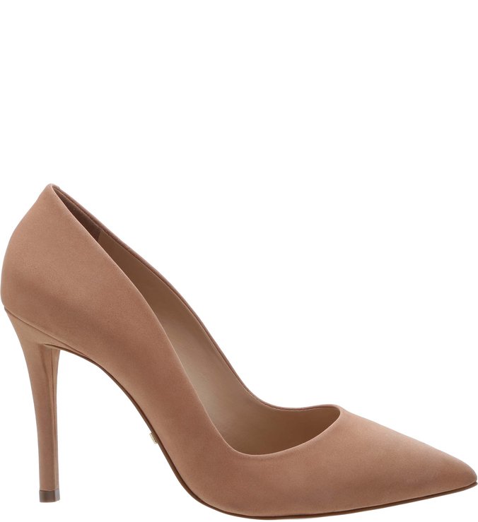 Scarpin Nobuck Soft Avelã