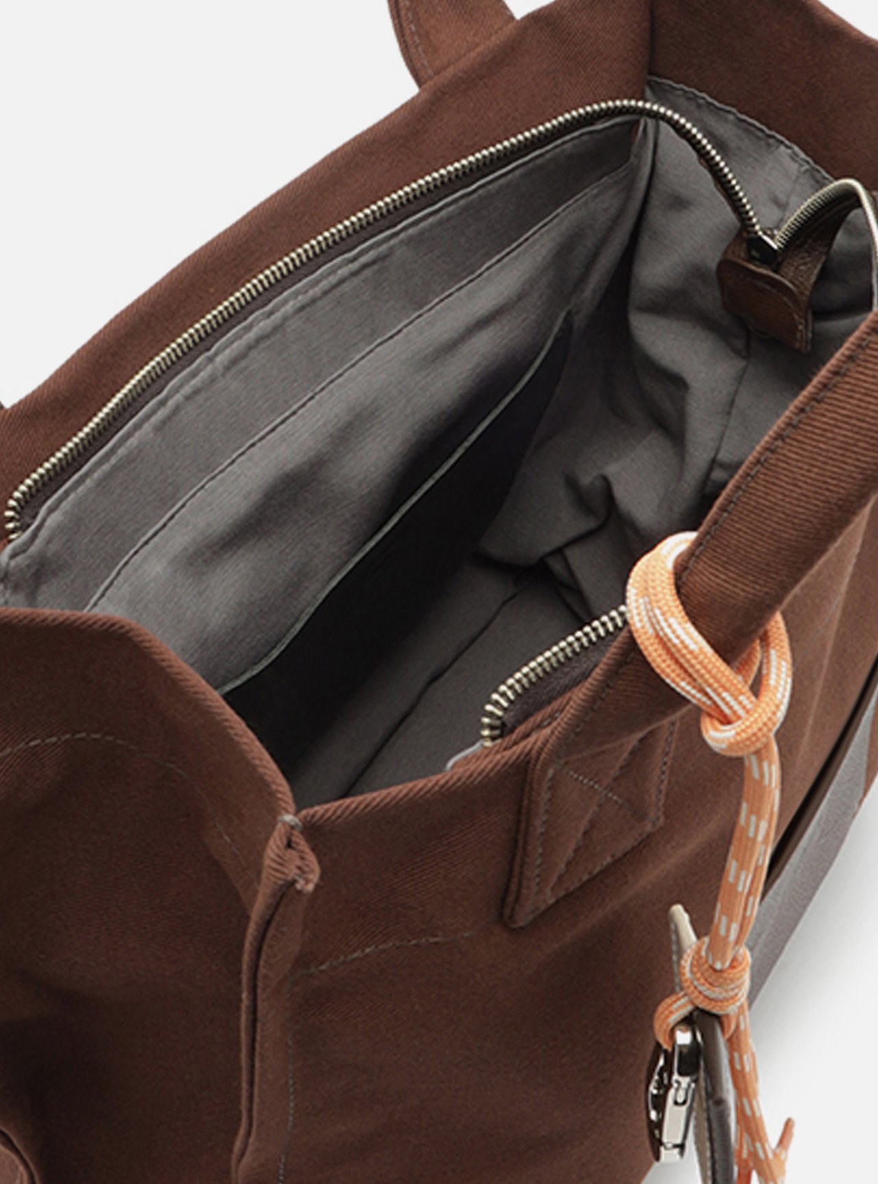 Bolsa Shopping Marrom Grande Fila — foto 4