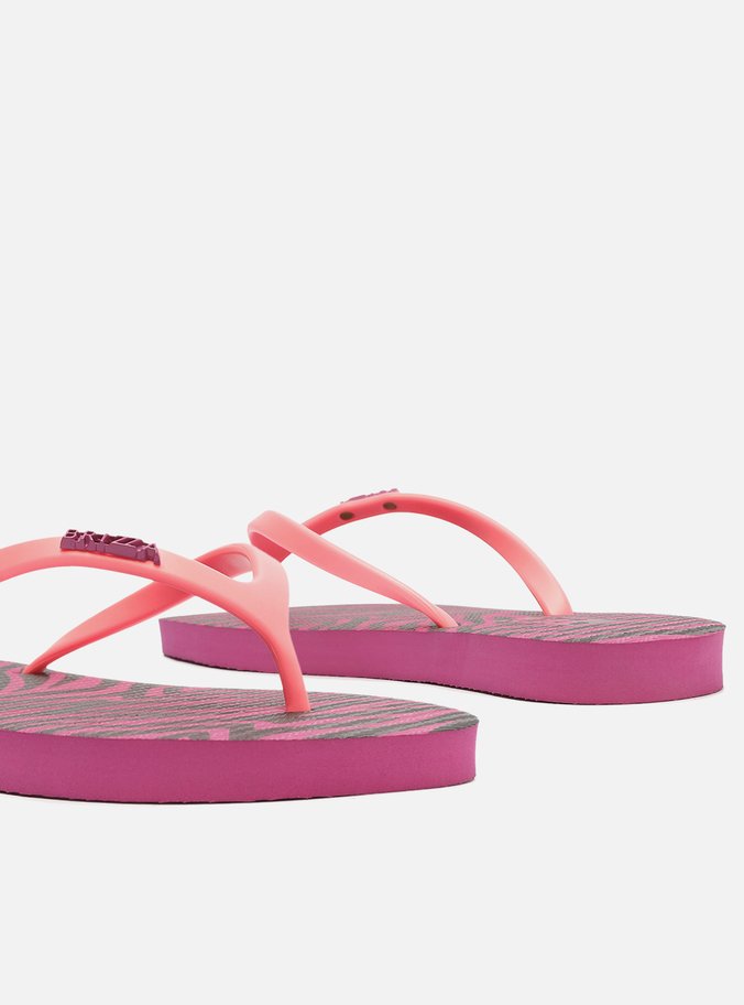 Chinelo de Dedo Multicolorido Estampa Brizza