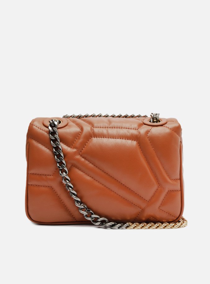 Bolsa Tiracolo Marrom Couro Emma Média