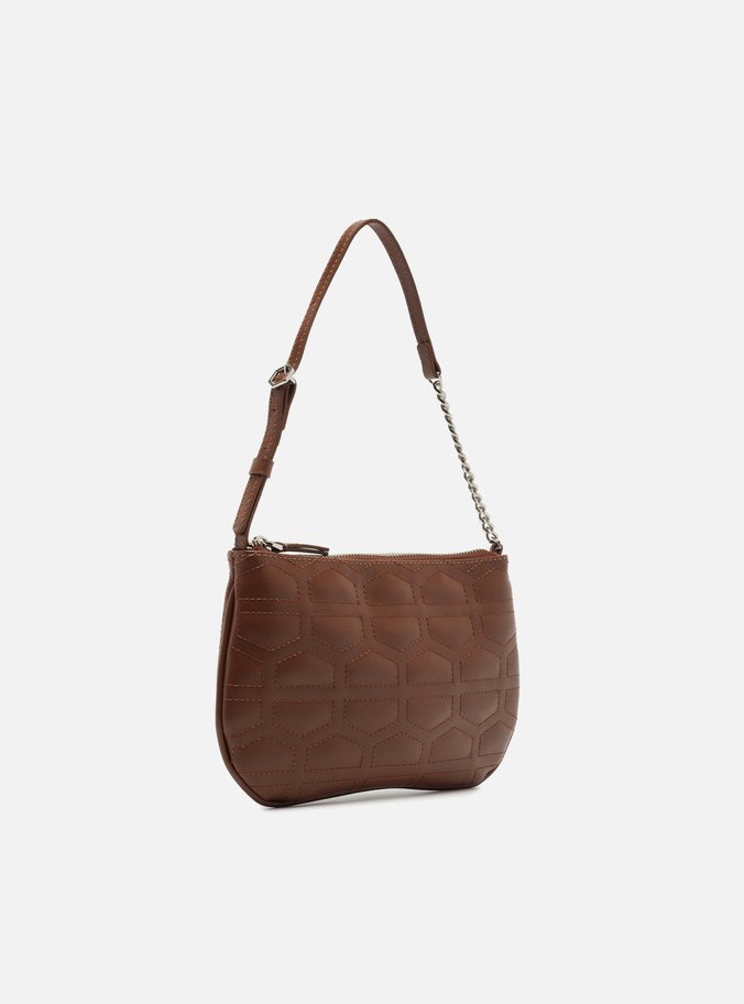 Bolsa Tiracolo Marrom Pequena