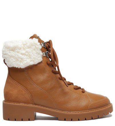 Coturno Marrom Couro Tratorado Lizza