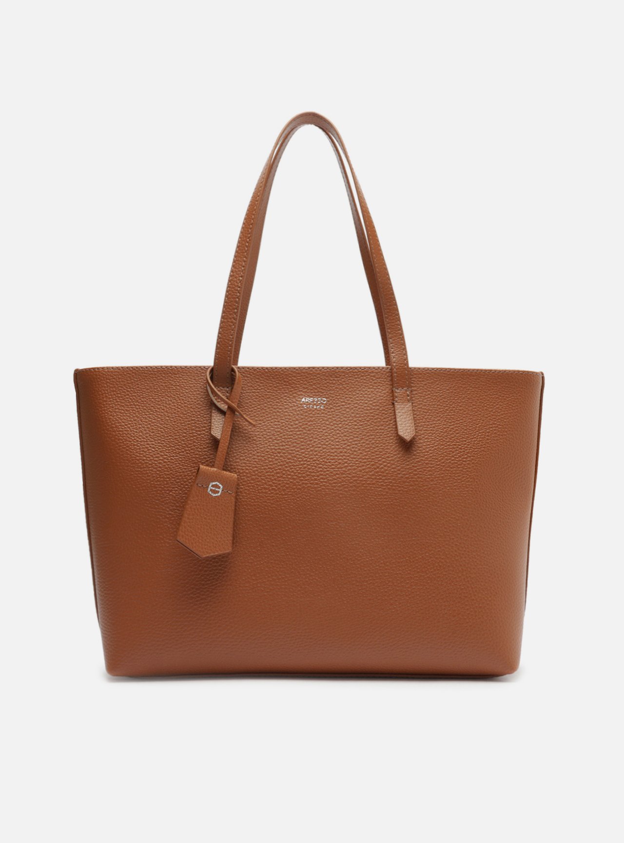 Bolsa Shopping Marrom Caramelo Manu Grande — foto 1