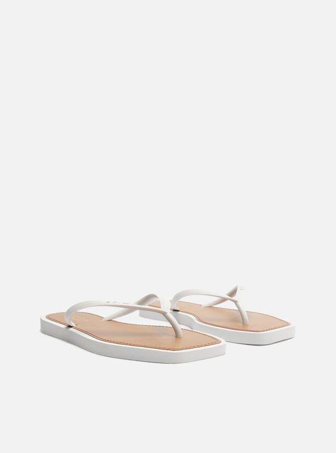 Chinelo de Dedo Branco Square Recouro Brizza