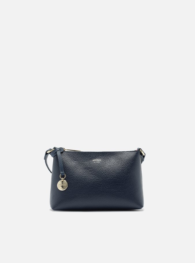 Bolsa Tiracolo Azul Pequena Charm Metal
