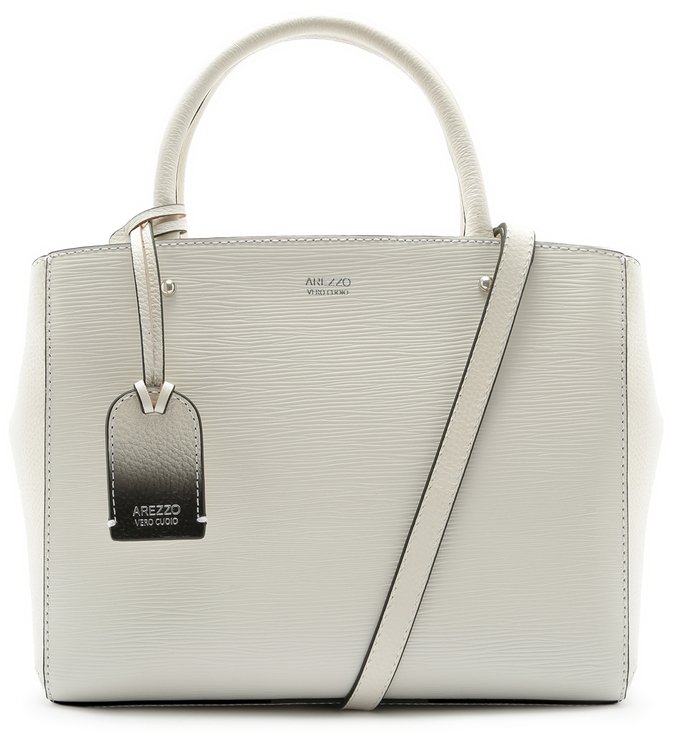 Bolsa Tote Couro Bella Média Bianco