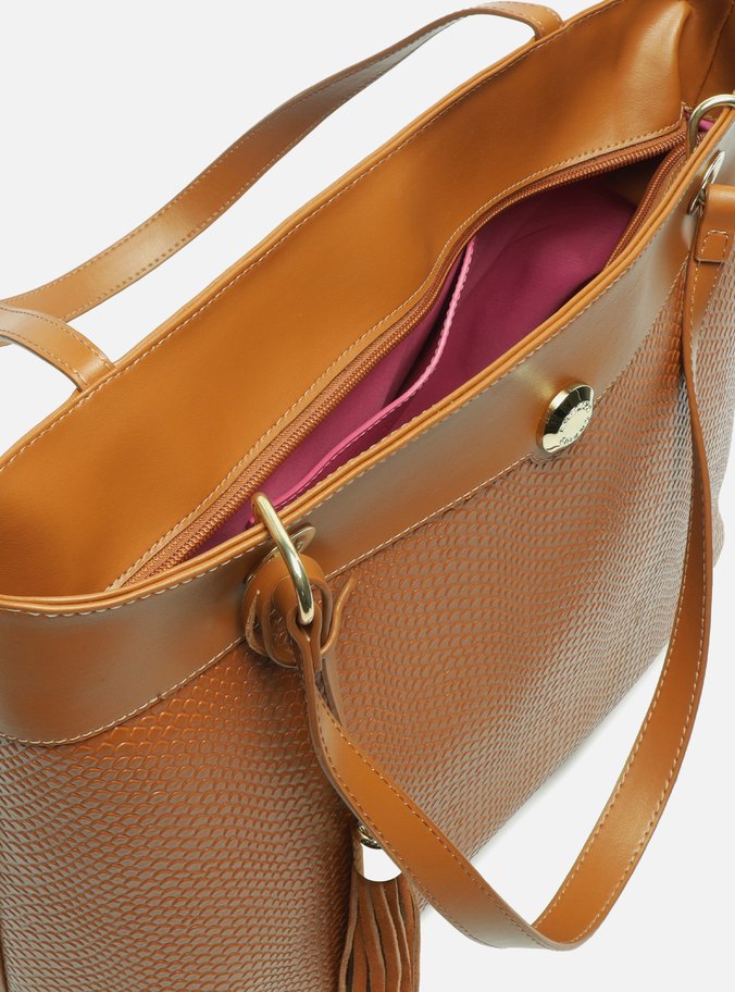 Bolsa Tote Marrom Grande