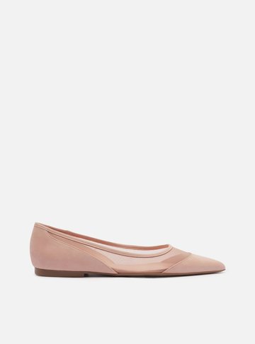Arezzo — Sapatilha Rosa Bico Fino