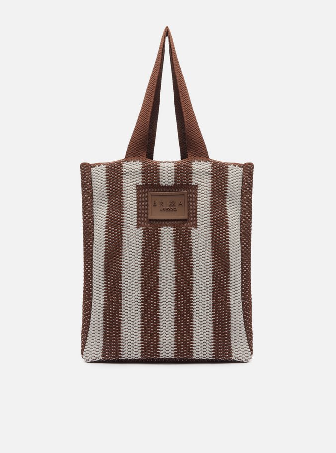 Bolsa Shopping Multicolorida Knit Grande Brizza