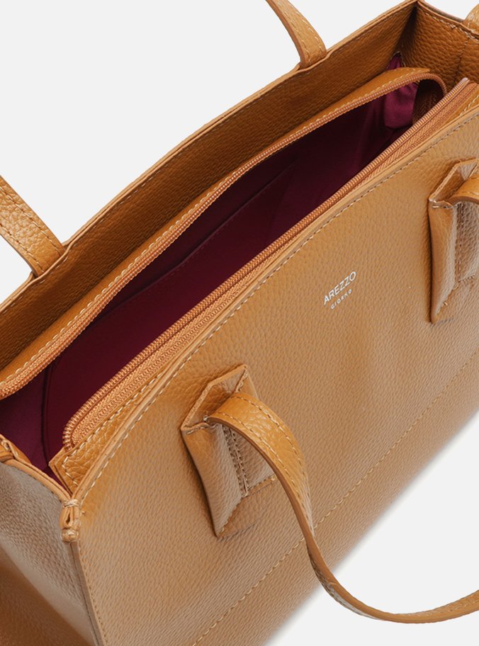 Bolsa Tote Marrom Média