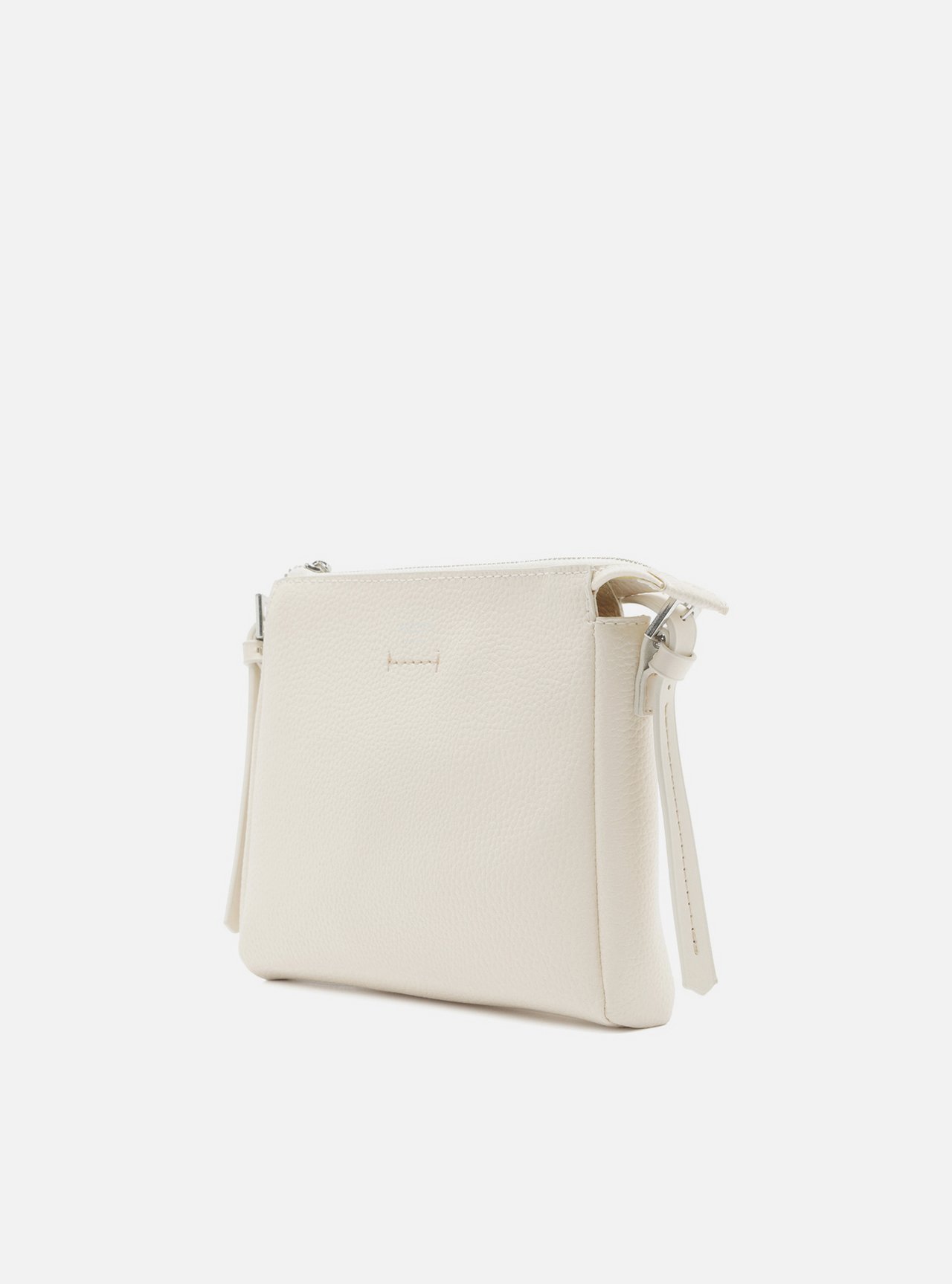 Bolsa Tiracolo Off-White Média — foto 2