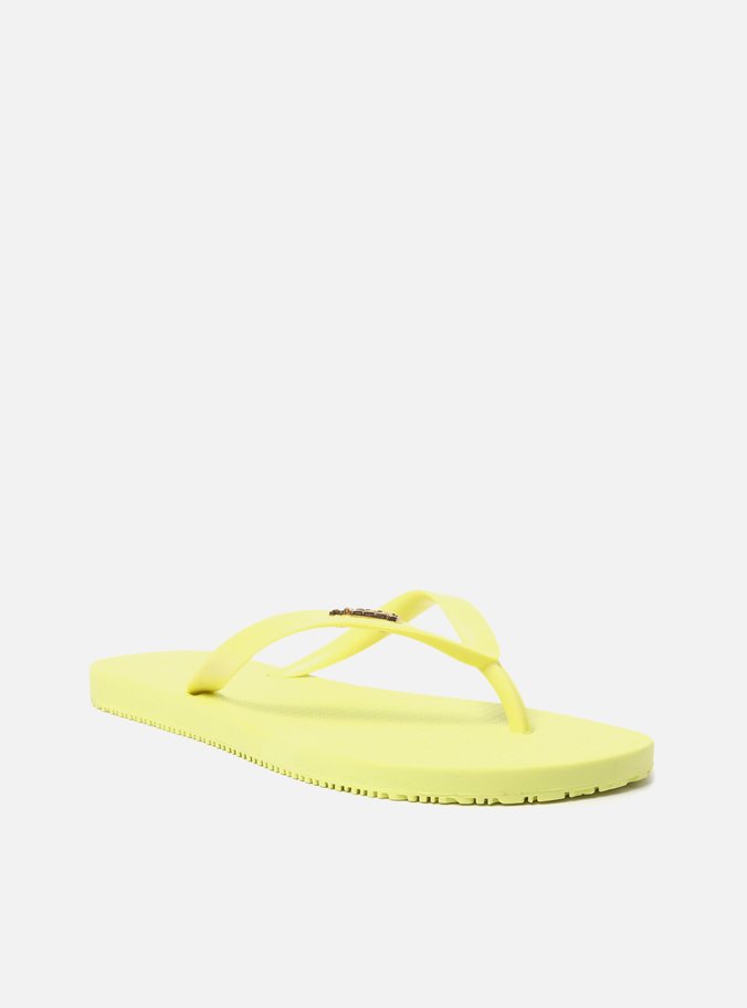 Chinelo de Dedo Amarelo Neon Brizza