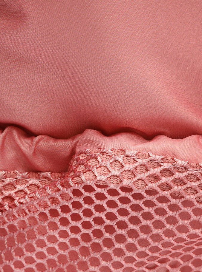 Bolsa Grande Nylon Rosa Claro Brizza