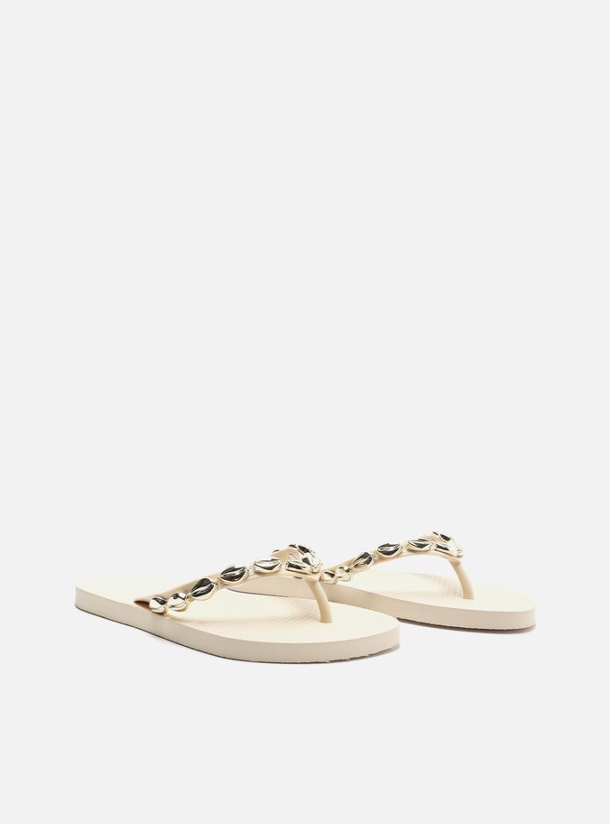 Chinelo de Dedo Off-White Essential Búzios