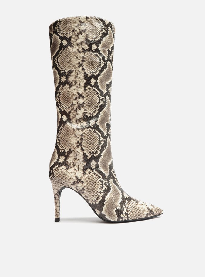 Bota Snake Cano Longo Salto Fino