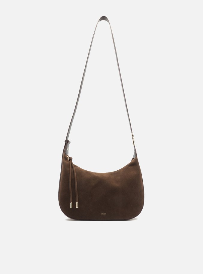 Bolsa Hobo Marrom Média