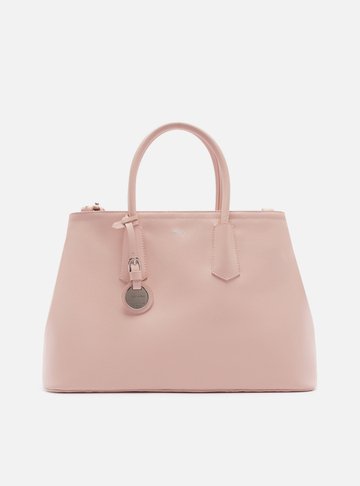 Bolsa Tote Rosa Petal Giorno Grande Bag Charm