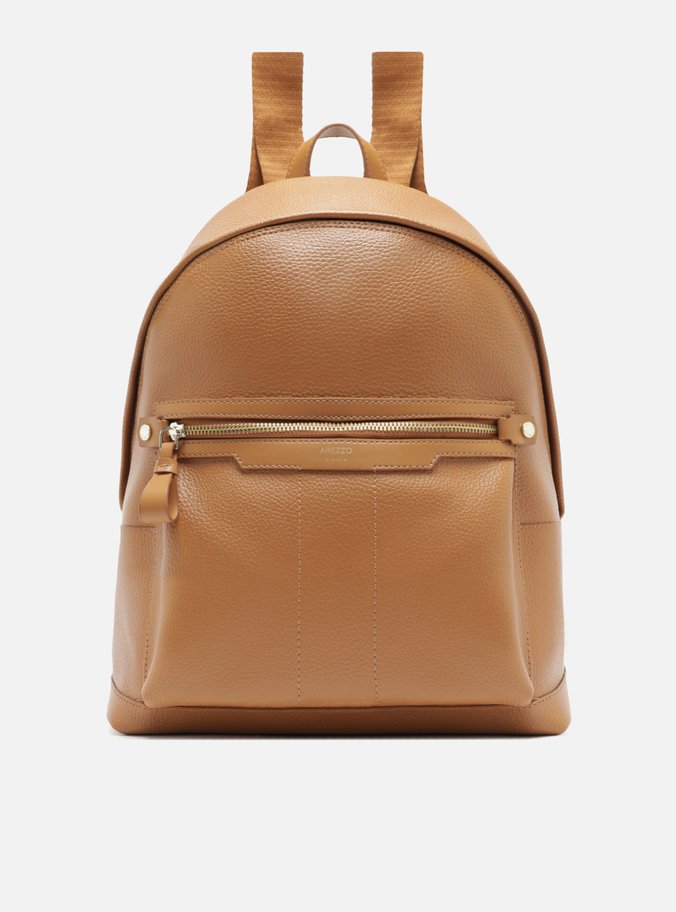 Mochila Marrom Grande Bolso Recortes