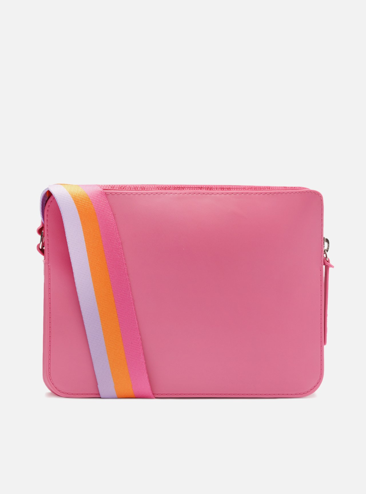 Bolsa Tiracolo Rosa Alça Colorida Brizza | Arezzo