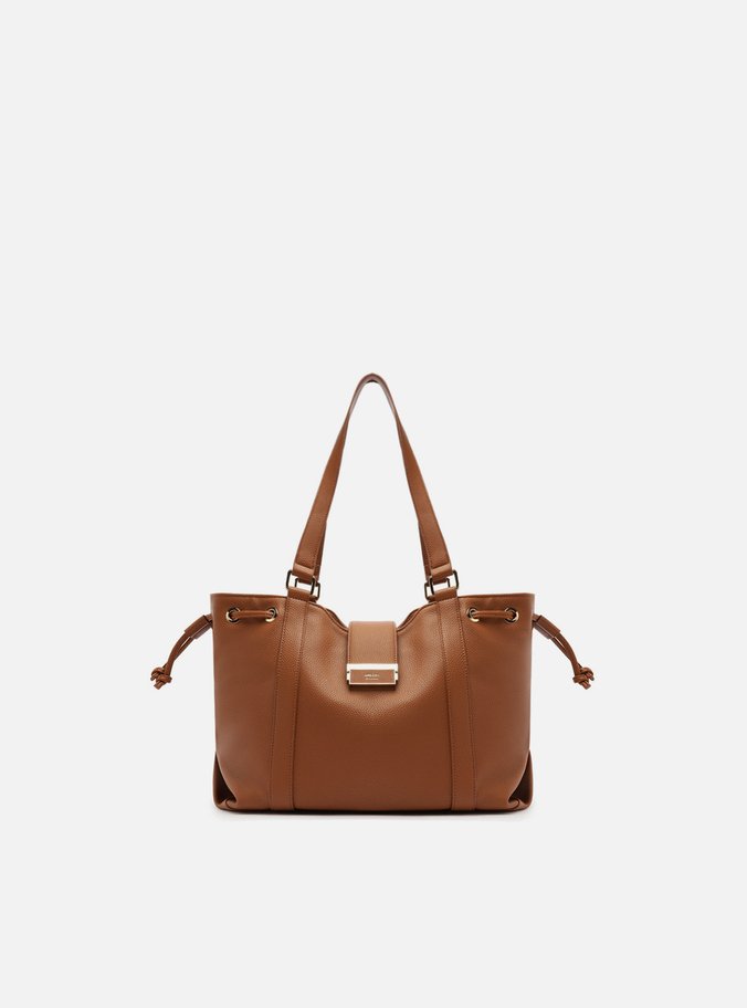 Bolsa Shopping Marrom Média