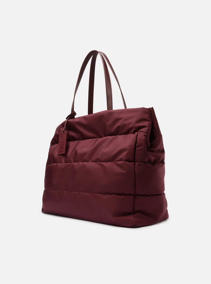 Bolsa Shopping Vermelha Nylon Gigi Grande