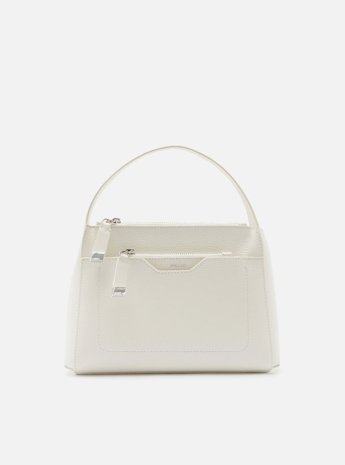 Bolsa Tote Branca Crema Emilly Média