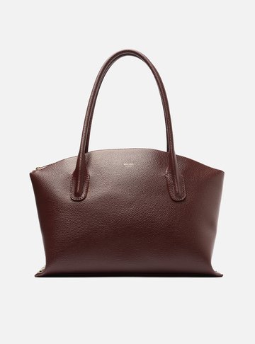 Bolsa Shopping Vermelha Grande Ovalada