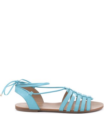 Rasteira Lace Up Mediterrâneo