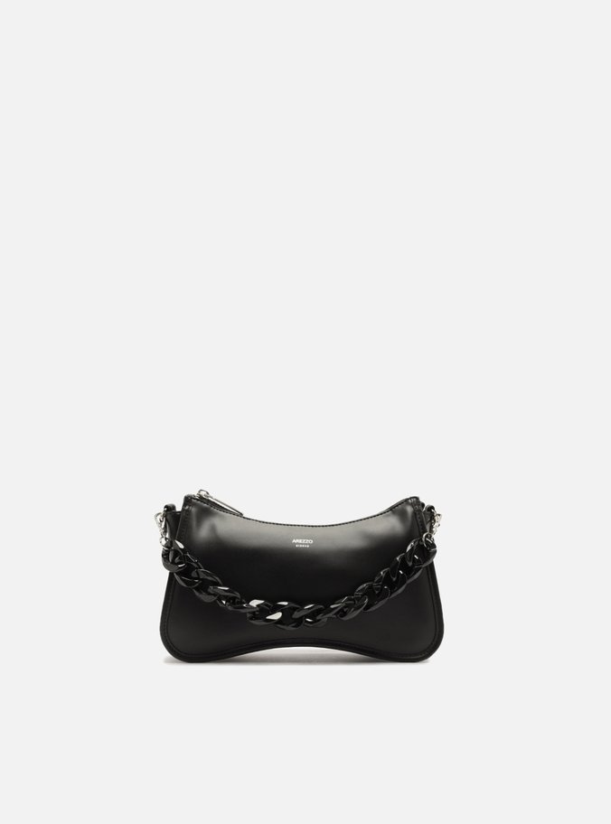 Bolsa Tiracolo Preta Pequena Corrente