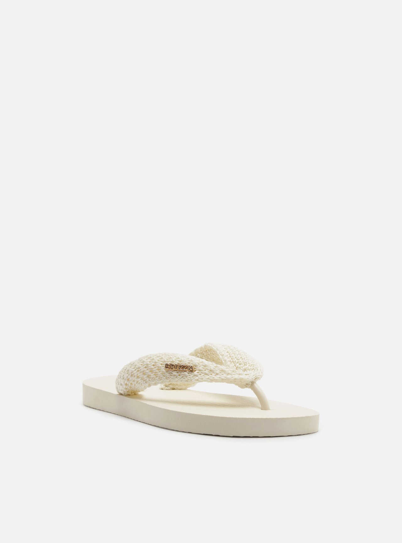 Chinelo de Dedo Branca Tressê Brizza — foto 2