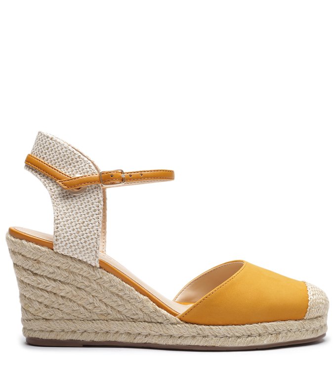 Espadrille Basic Suede Mostard