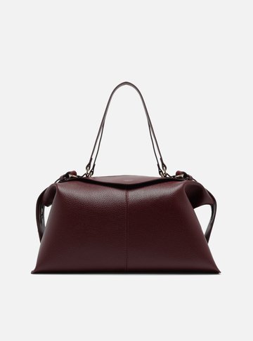 Bolsa Bowling Vermelha Grande Mix Texturas