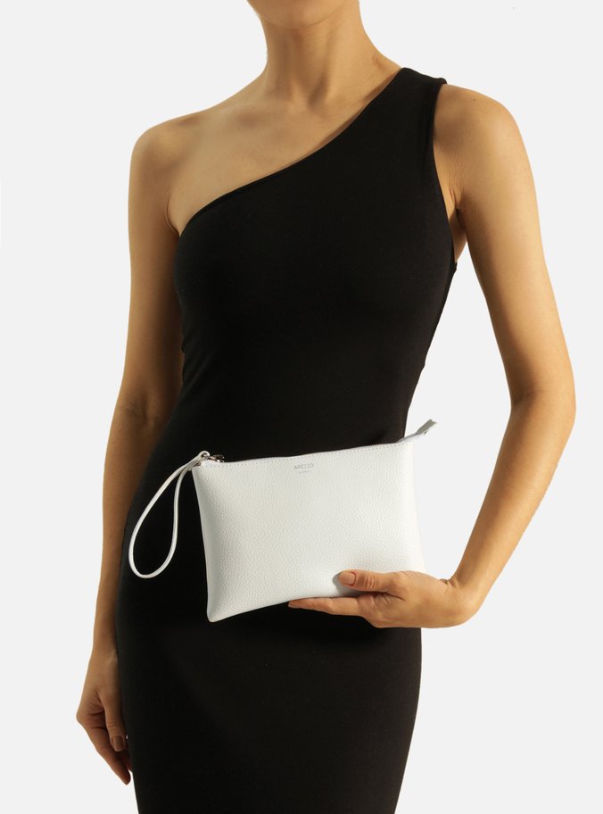 Pouch Branca Pequena Alça