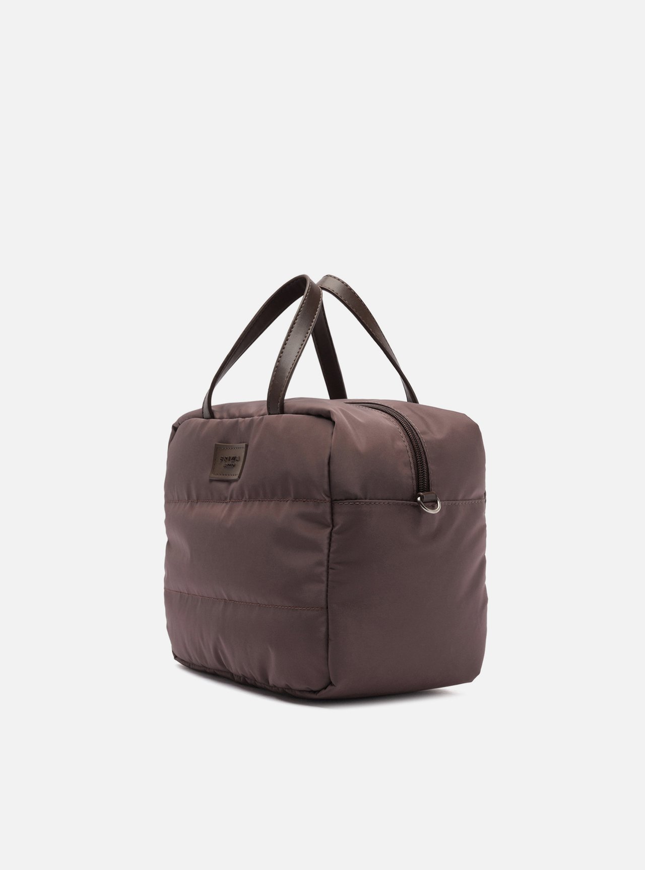 Bolsa Tiracolo Marrom Média Matelassê Brizza — foto 2