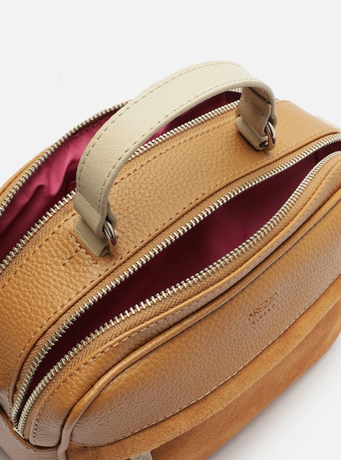 Bolsa Tiracolo Marrom Prione Média