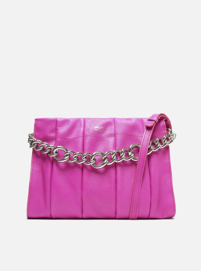 Bolsa Tote Rosa Couro Milano Grande Corrente
