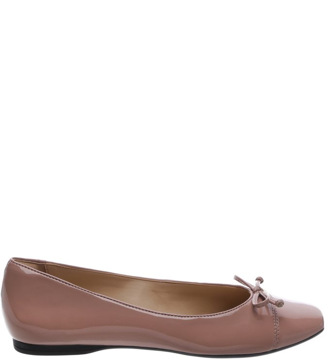 Sapatilha Bico Quadrado Dance Verniz Smoke Rose