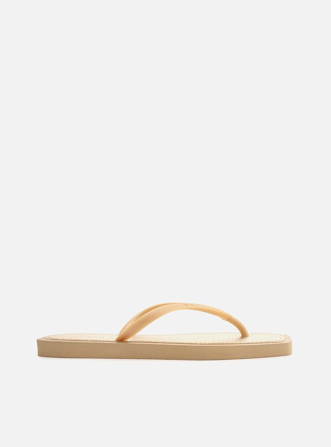 Chinelo de Dedo Dourado Square Recouro Brizza