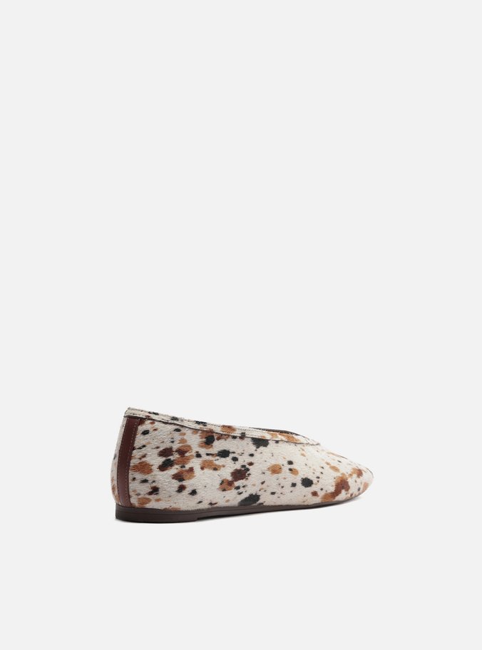 Sapatilha Animal Print Bico Redondo