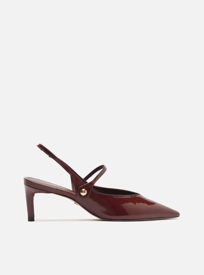 Scarpin Vermelho Salto Médio
