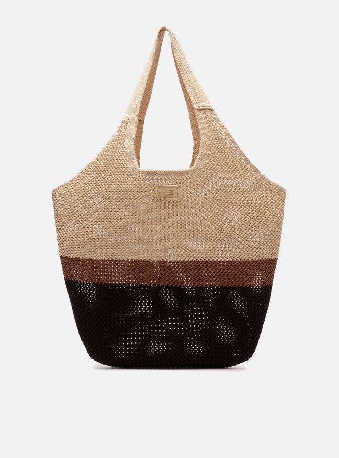 Bolsa Shopping Multineutra Crochê Grande