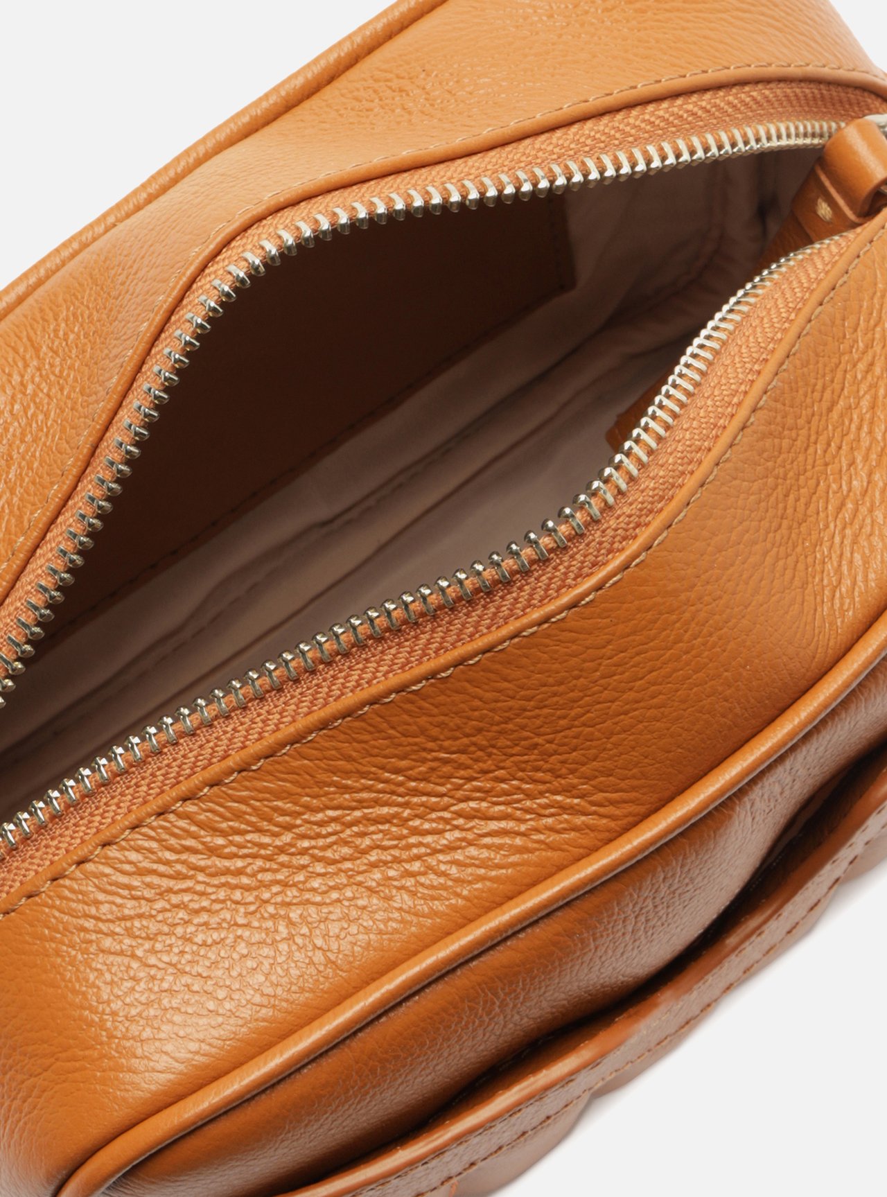Bolsa Tiracolo Marrom Couro Francine Pequena — foto 4
