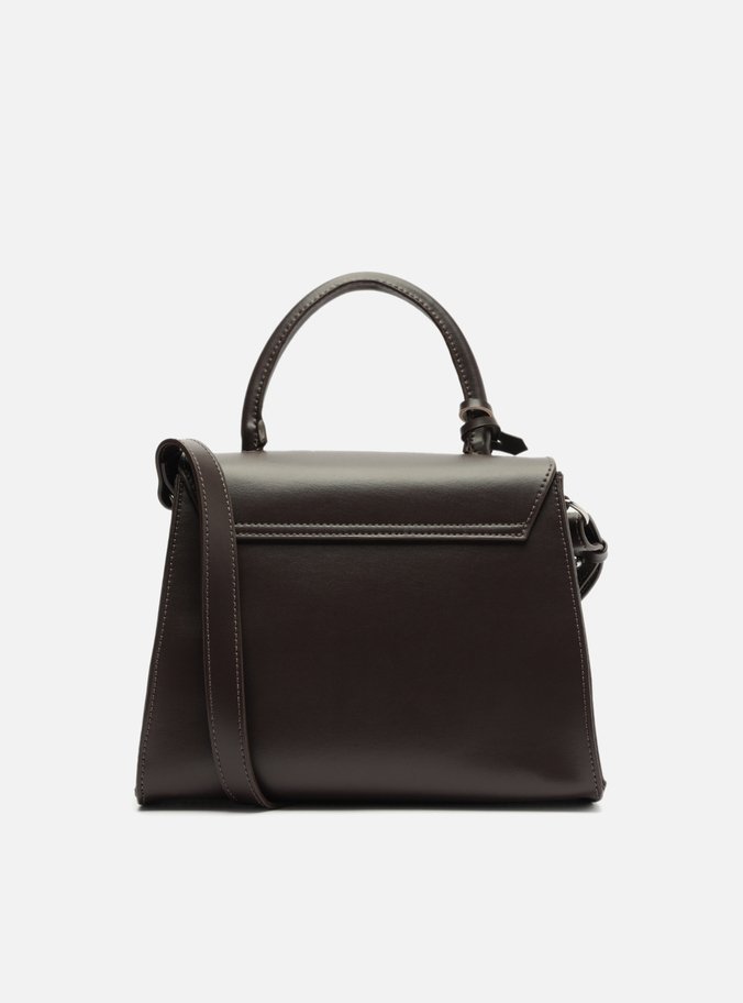 Bolsa Satchel Marrom Escura Iara Média