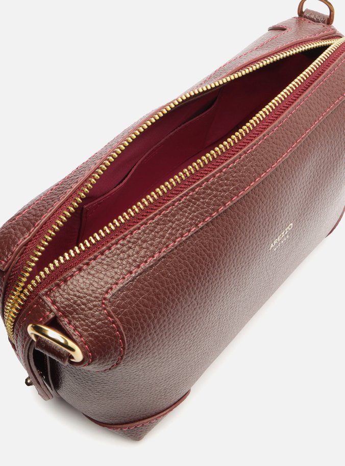 Bolsa Tiracolo Vinho Pequena Recortes