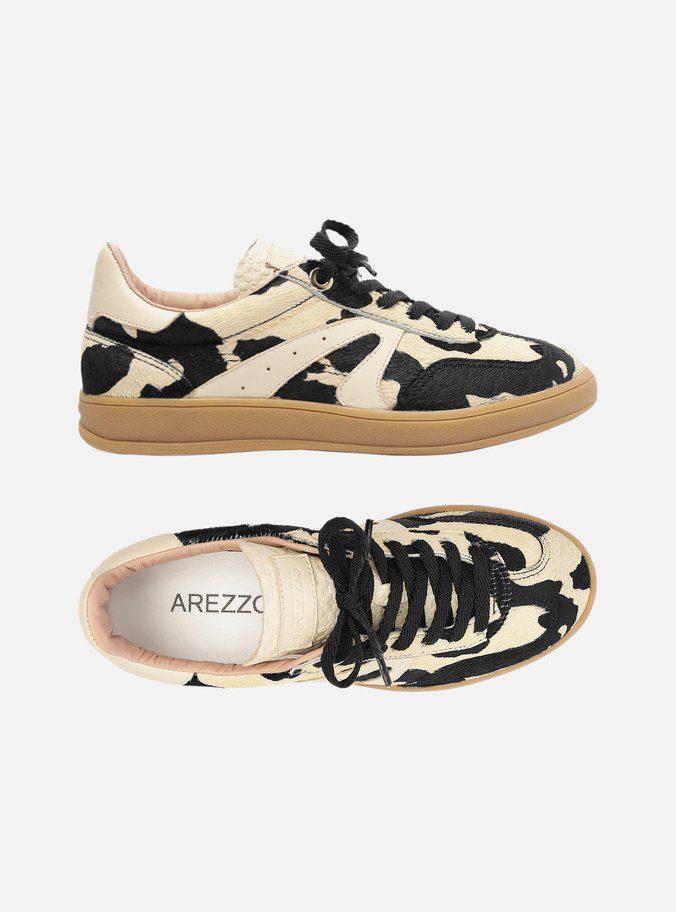 Tênis Animal Print Cow Amarração ARZ72