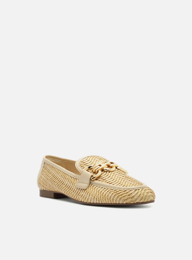 Mocassim Nude Tramado Metal Elos