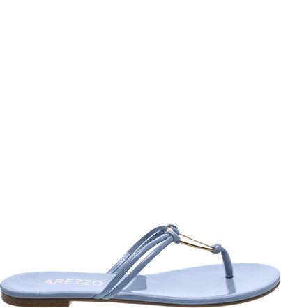 sandalia salto rasteiro arezzo