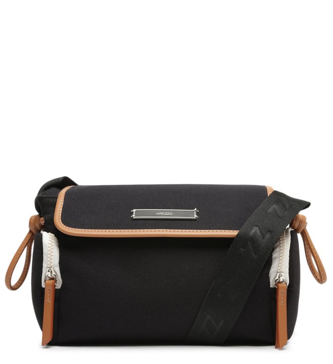 Bolsa Bucket Preta Lona ZZ Soul Média