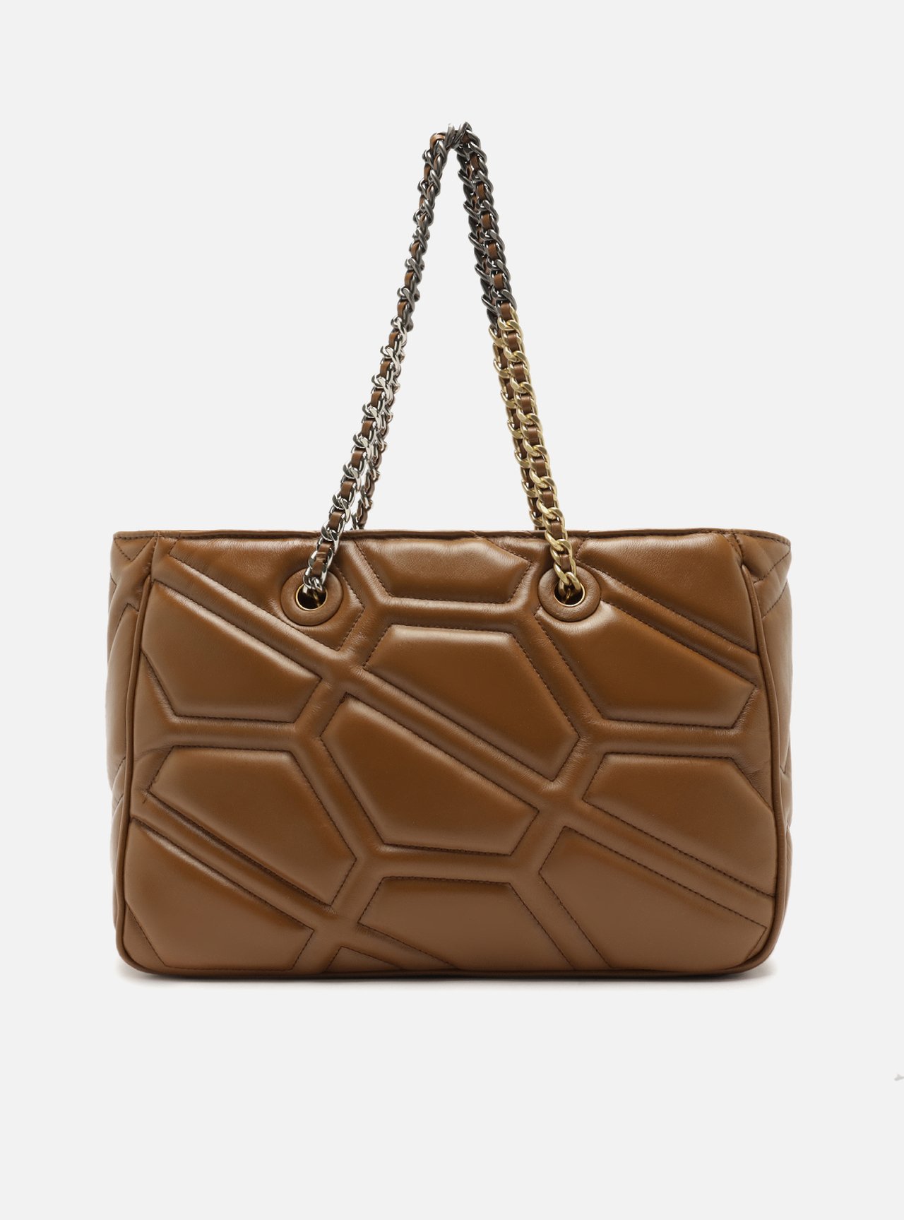 Bolsa Shopping Marrom Couro Emma Grande — foto 3